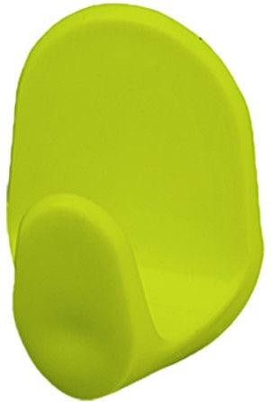Haczyk BISK Wieszaczek samoprzylepny Trendy Zielony (4 szt.) 05754