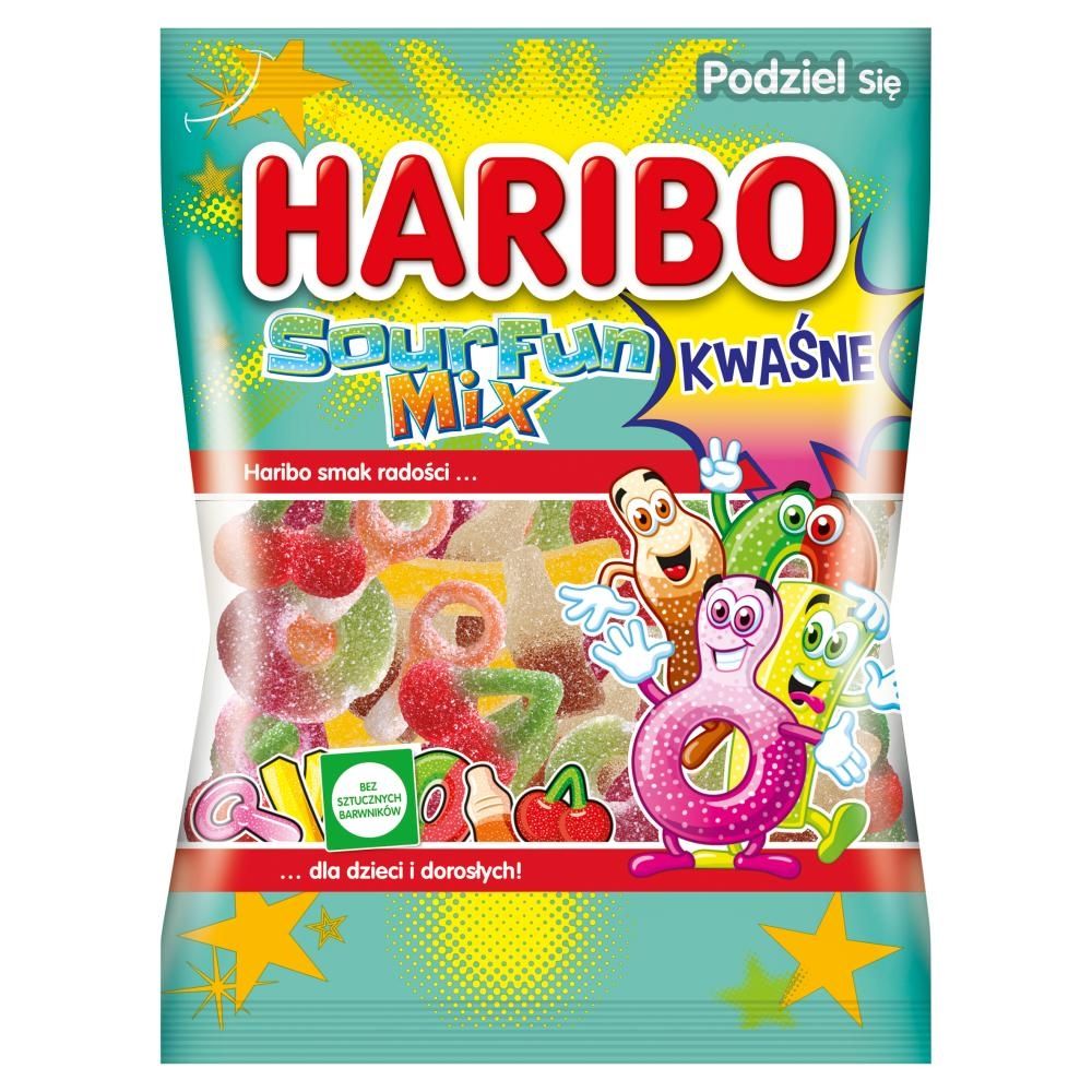 Haribo Sour Fun Mix Żelki kwaśne 160 g