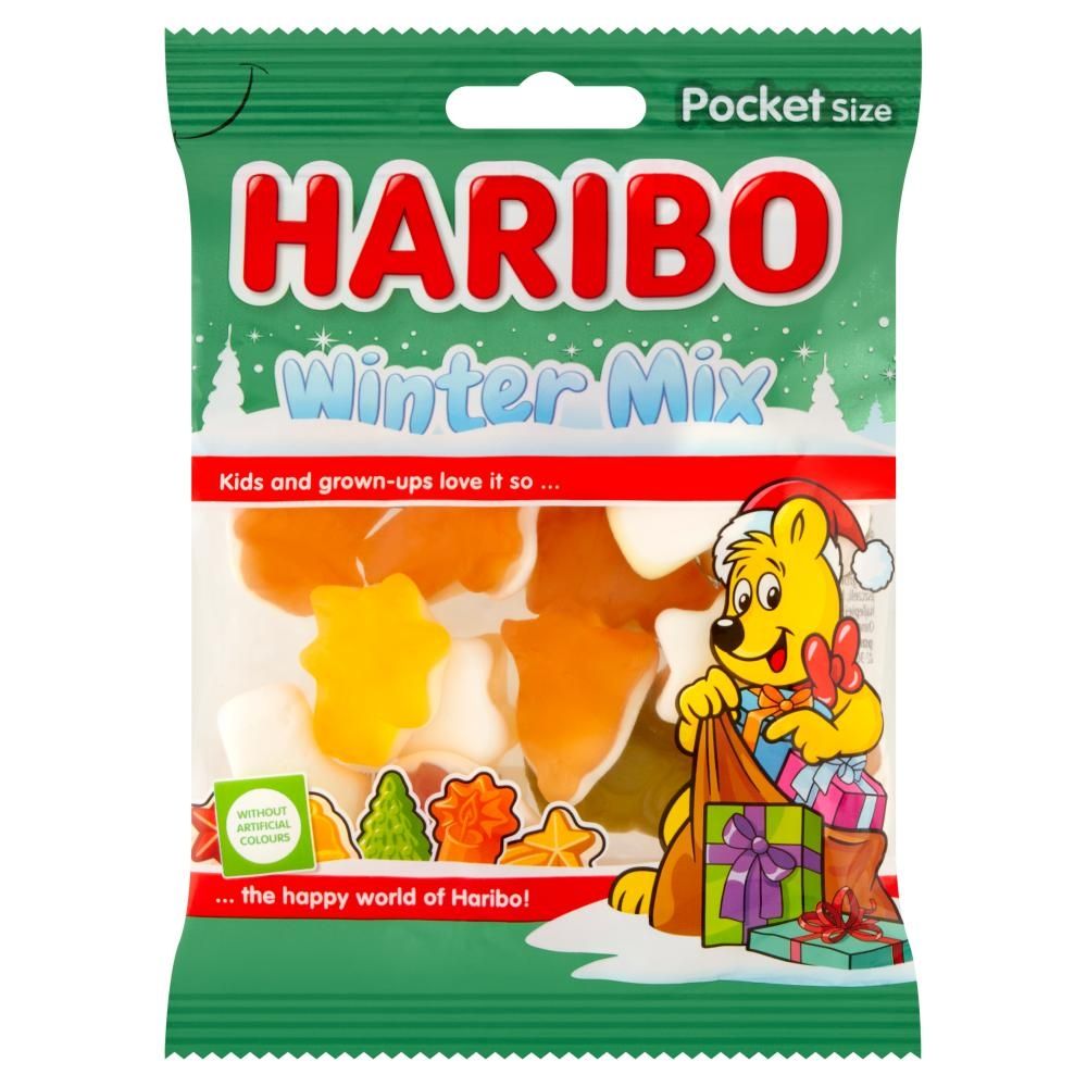 Haribo Winter Mix Żelki owocowe 90 g