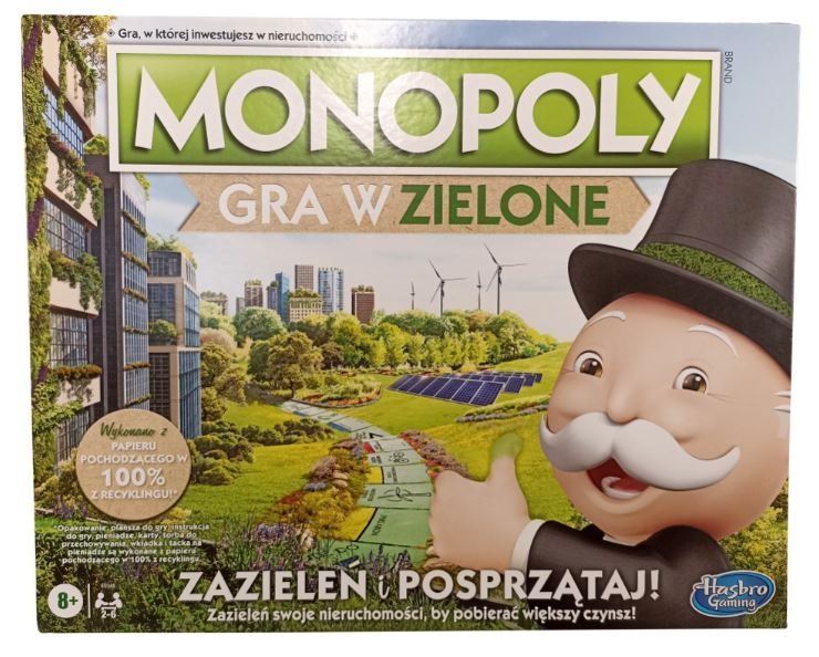Hasbro Monopoly Gra w zielone