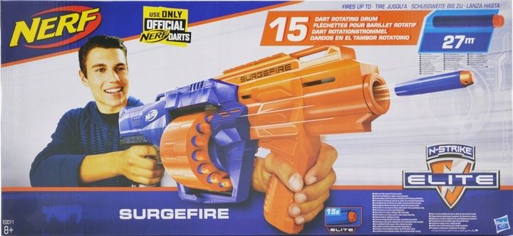 HASBRO N-STRIKE NERF SURGEFIRE E0011 - 15 STRZAŁEK