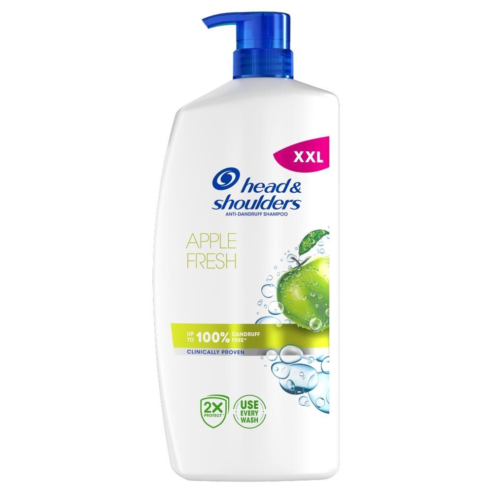 Head & Shoulders Apple Fresh Codzienny Szampon Przeciwłupieżowy 800 ml z Pompką
