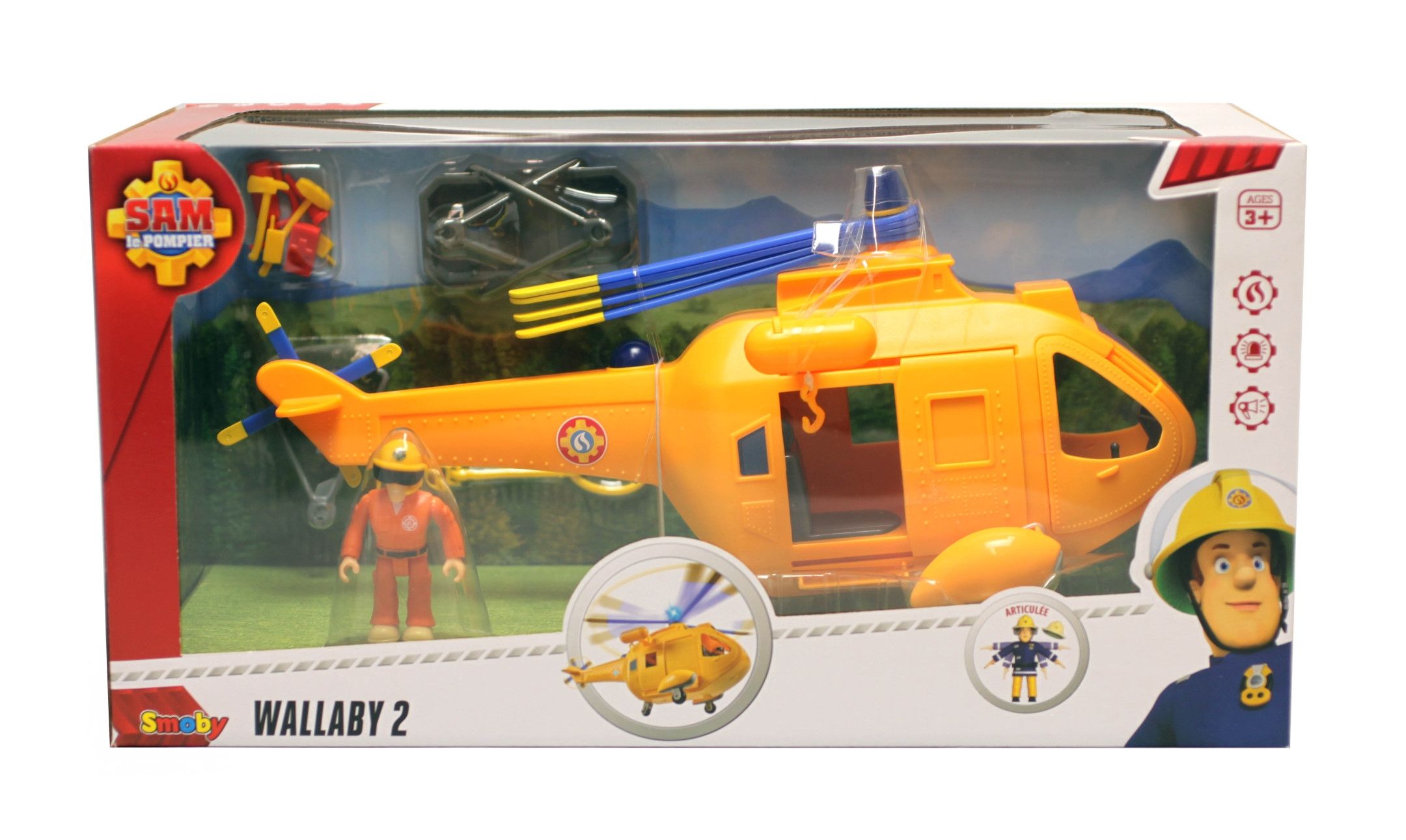 Helikopter SIMBA Strażak Sam Helikopter Wallaby II 109251002038