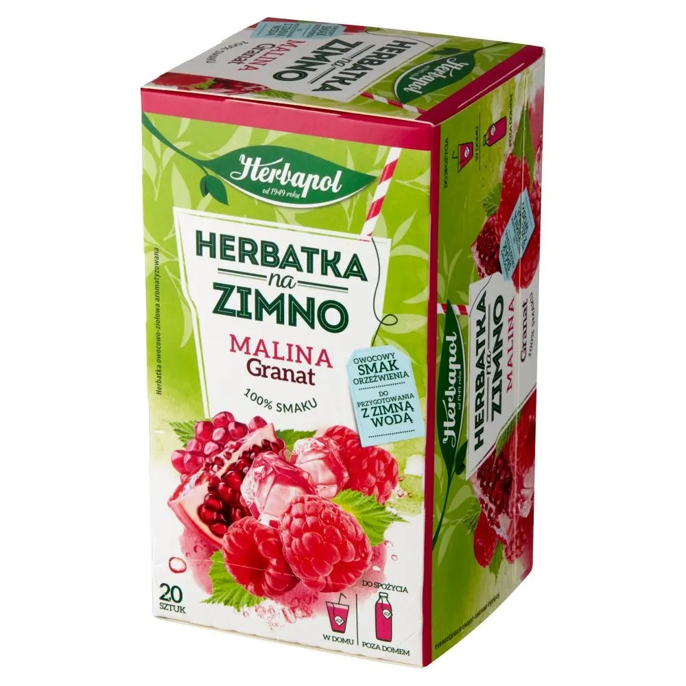 Herbapol Herbatka na zimno malina granat 36 g (20 x 1,8 g)
