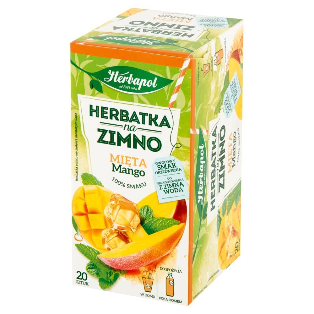 Herbapol Herbatka na zimno mięta mango 36 g (20 x 1,8 g)