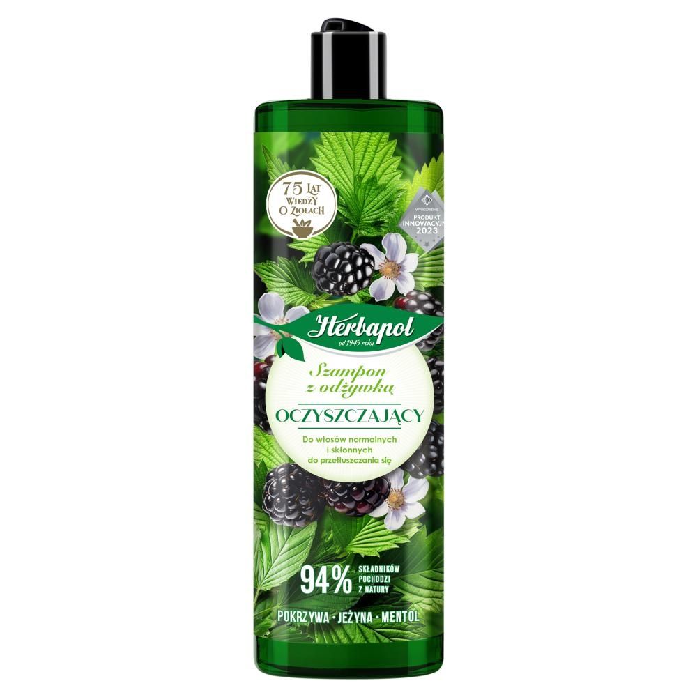 Herbapol Szampon z odżywką oczyszczający 400 ml