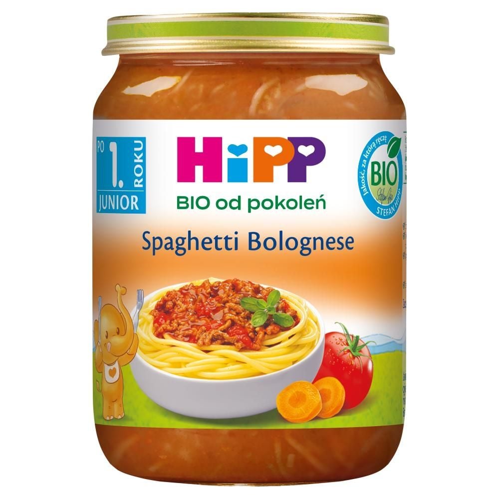 HiPP BIO Junior Spaghetti bolognese po 1. roku 250 g