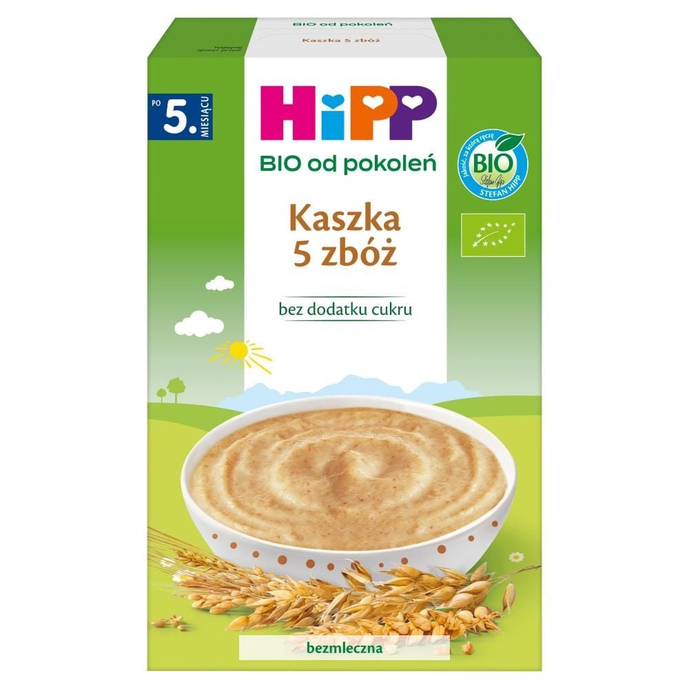 HiPP BIO Kaszka 5 zbóż po 5. miesiącu 200 g