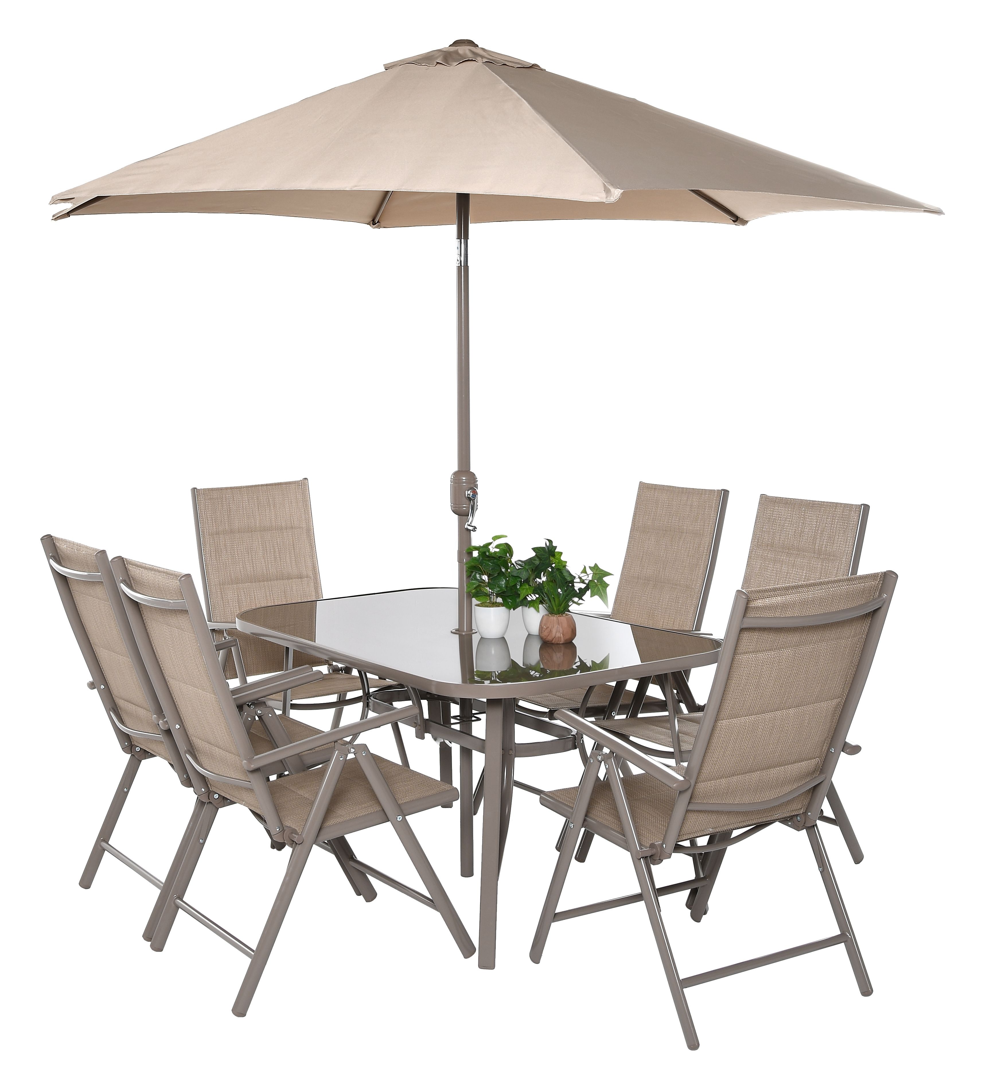 HOME INVEST ZESTAW MEBLI Z PARASOLEM PREMIUM