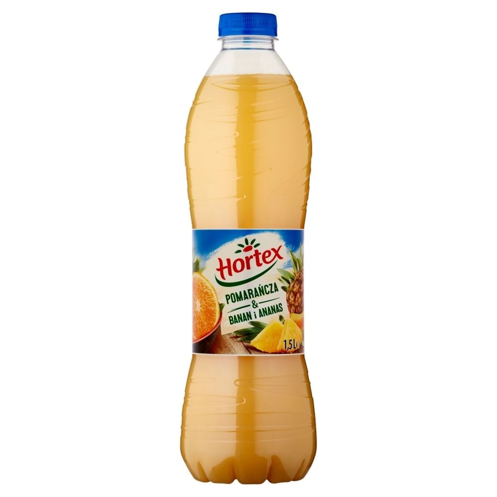 Hej Nanana Bo Ty Lubisz Nektar Z Banana Hortex Pomarańcza & banan i ananas Nektar 1,5 l - Zakupy online z