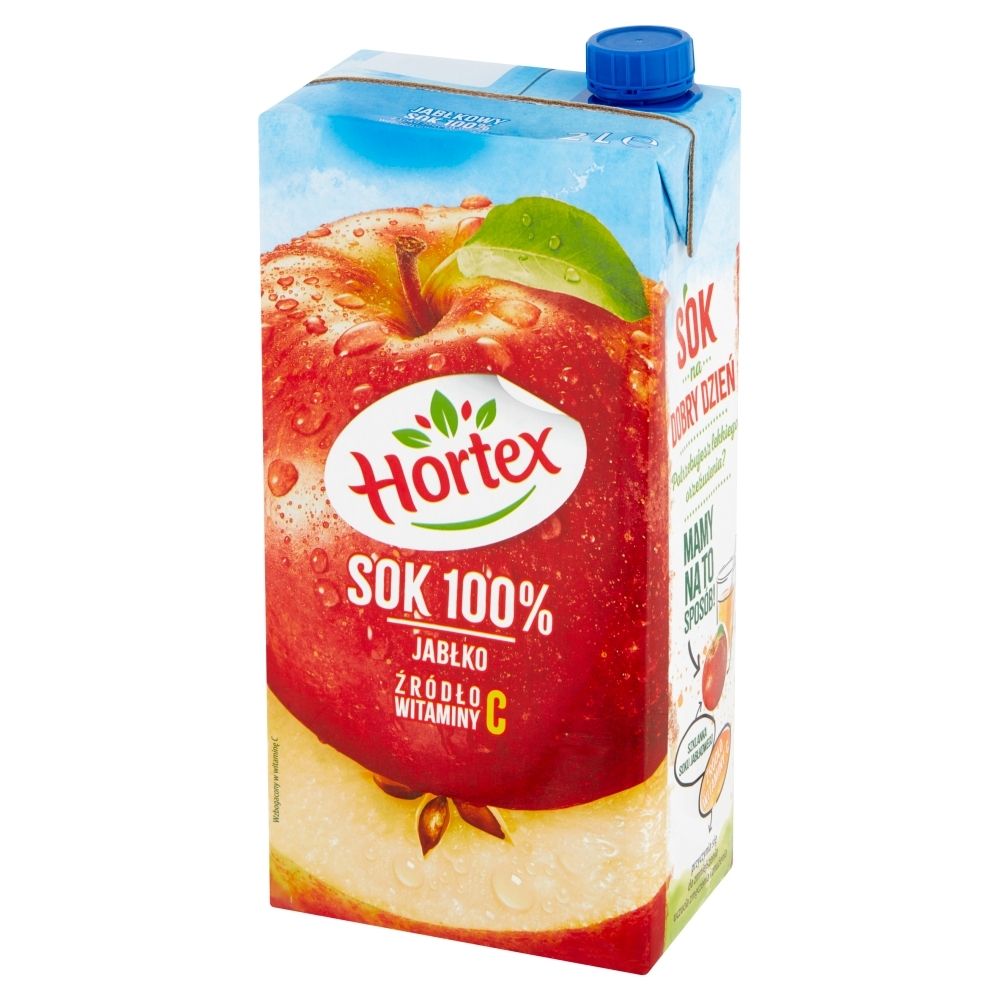 hortex sok 100 jabłko 2 l zakupy online z dostawą do domu carrefour pl