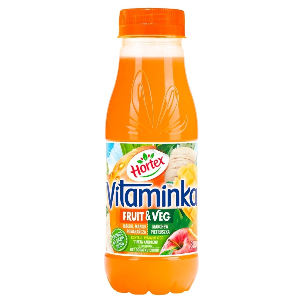 Hortex Vitaminka Fruit & Veg Sok jabłko mango pomarańcza marchew pietruszka 300 ml