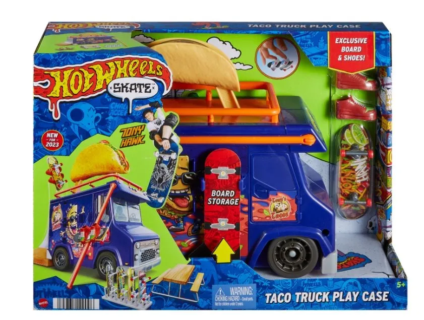 Hot Wheels Skate Taco Tricki Ciężarówka Zestaw HMK00