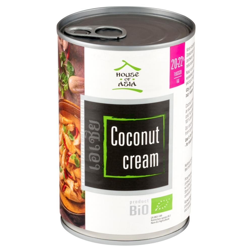 House of Asia Krem kokosowy bio 20-22 % 400 ml