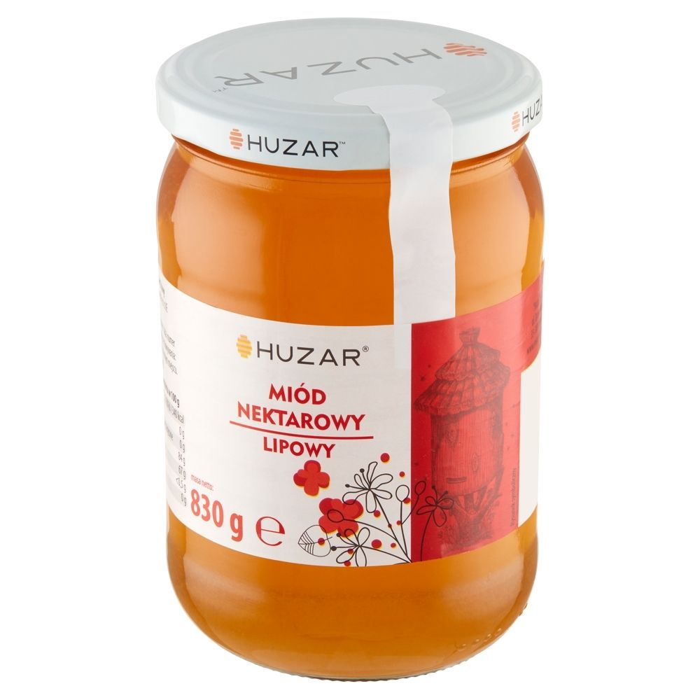 Huzar Miód nektarowy lipowy 830 g