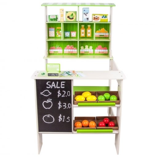 Sklep Supermarket Drewniany Stragan dla Dzieci