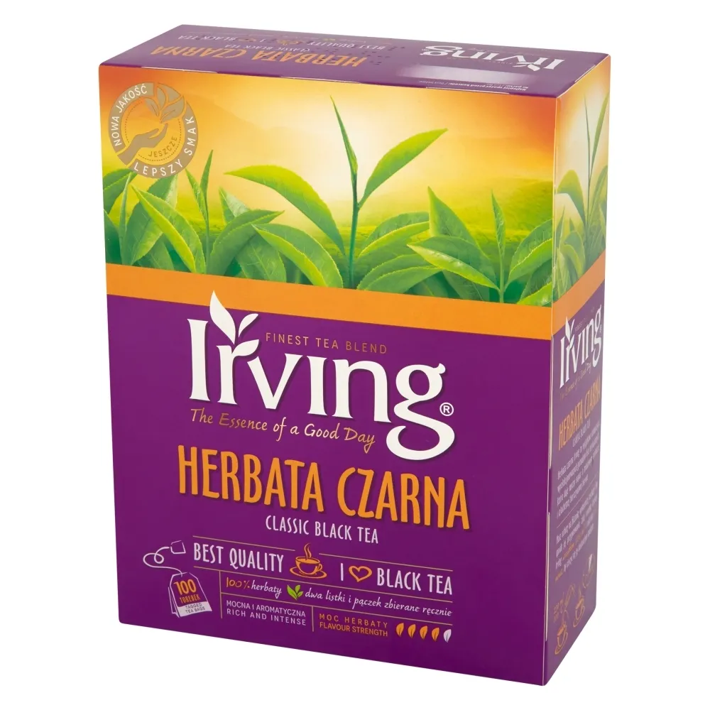 Irving Herbata czarna 200 g (100 torebek)