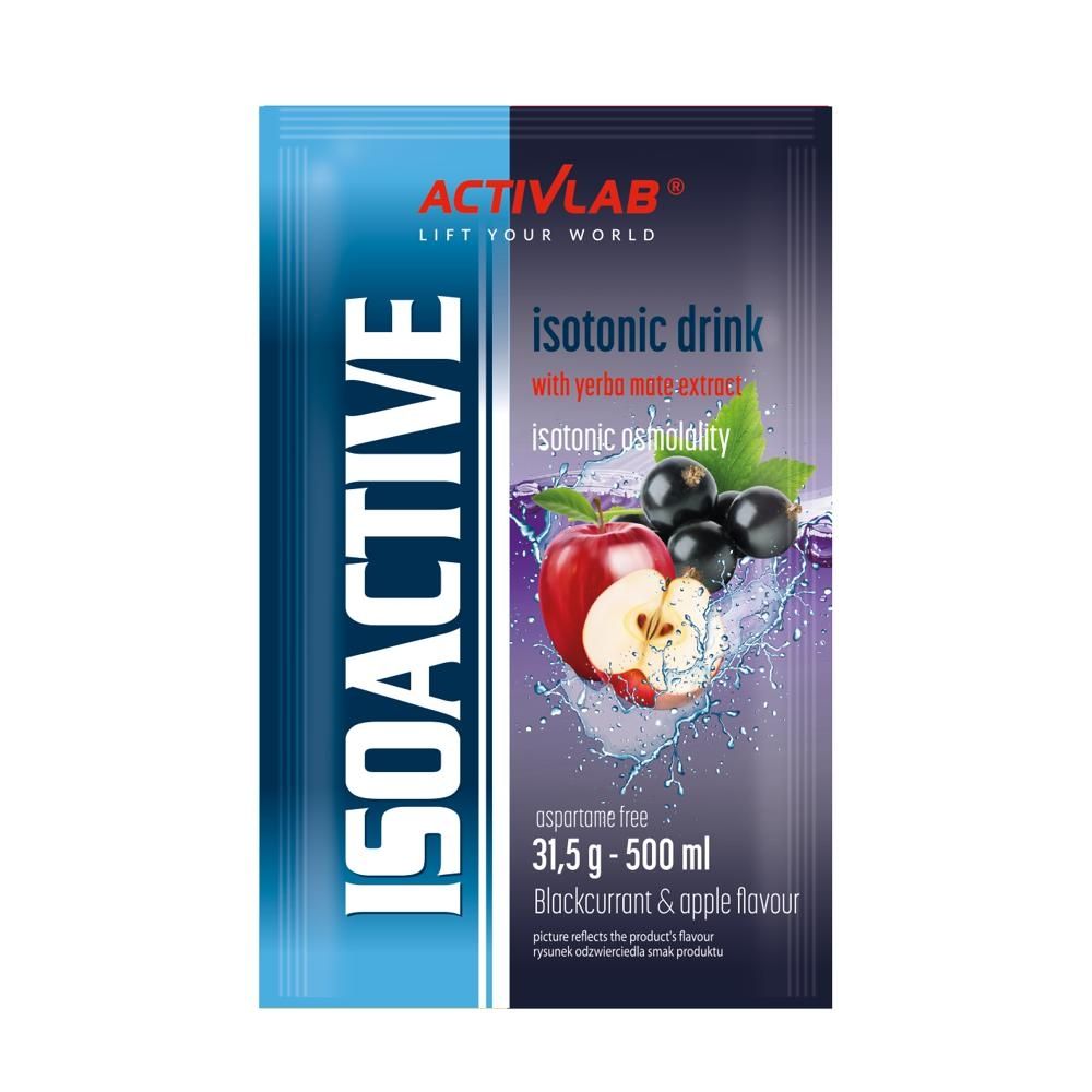 ACTIVLAB ISOACTIV CZARNA PORZECZKA Z JABŁKIEM SASZETKA 31,5g