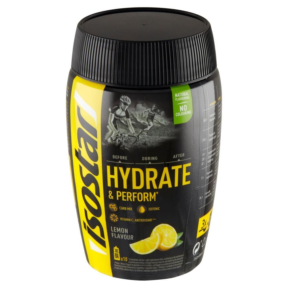 isostar Suplement diety preparat do przygotowania napoju o smaku cytrynowym 400 g