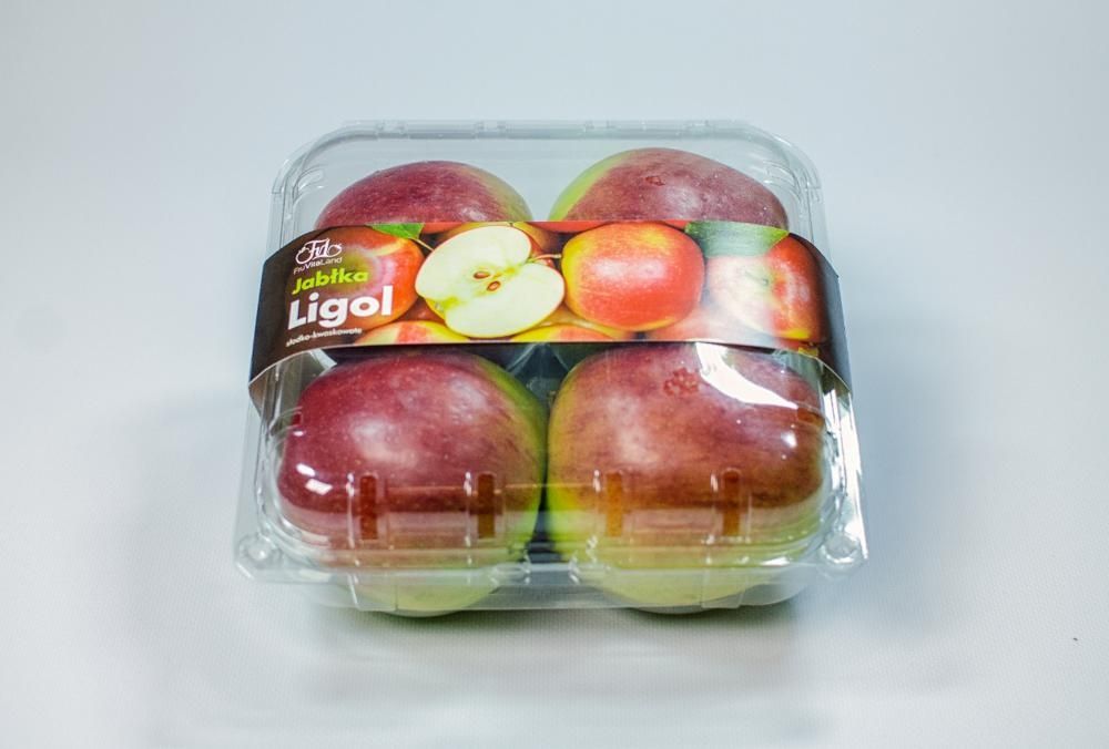 Jabłka tacka 4 szt. odmiana LIGOL