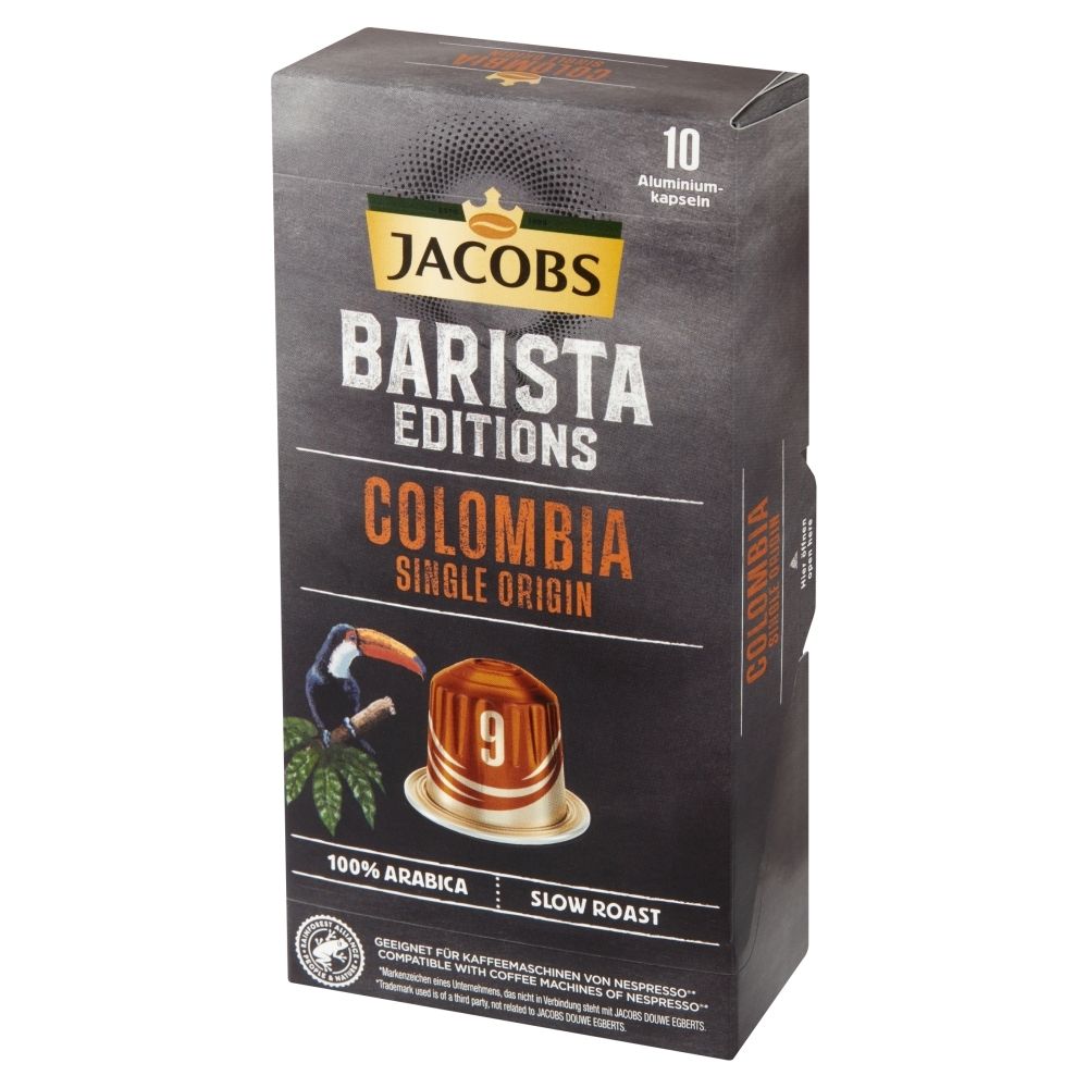 Jacobs Barista Editions Colombia Single Origin Kawa mielona w kapsułkach 52 g (10 sztuk)