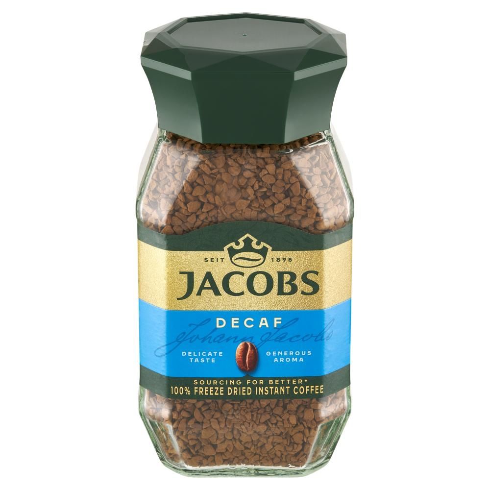 Jacobs Decaf Kawa rozpuszczalna liofilizowana bezkofeinowa 100 g