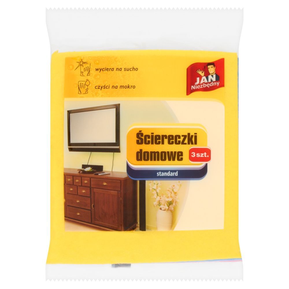 Jan Niezbędny Ściereczki domowe standard 3 sztuki