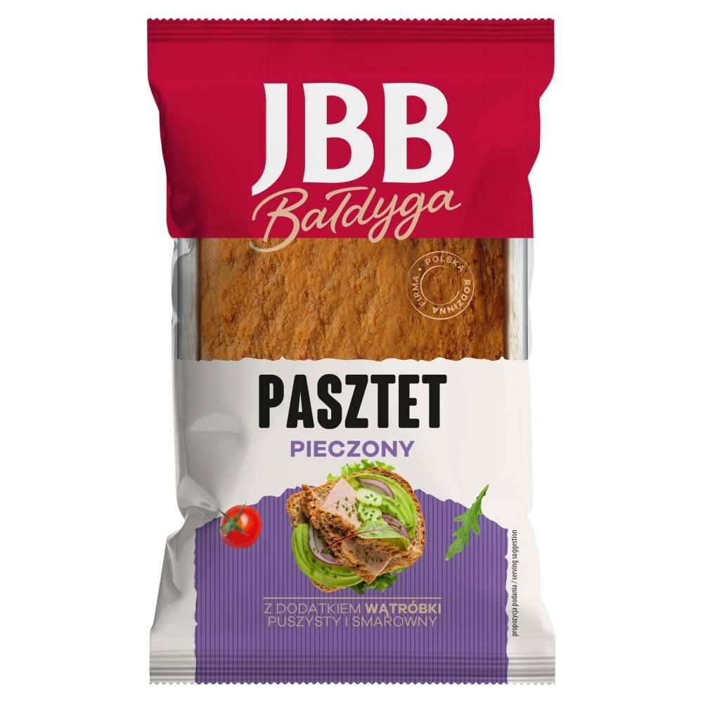 JBB Bałdyga Pasztet pieczony z dodatkiem wątróbki 330 g
