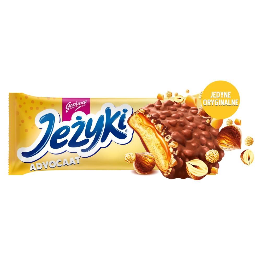 Jeżyki Herbatniki w czekoladzie mlecznej o smaku advocaat 140 g
