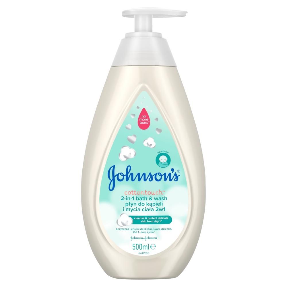 Zdjęcia - Środki higieniczne Johnsons Johnson's Cottontouch Płyn do kąpieli i mycia ciała 2w1 500 ml 