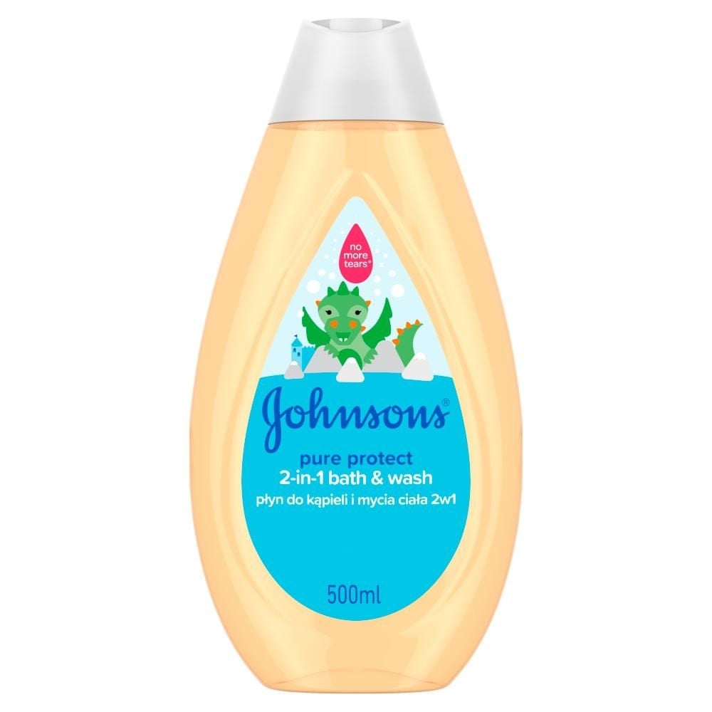 Johnson's Pure Protect Płyn do kąpieli i mycia ciała 2w1 500 ml