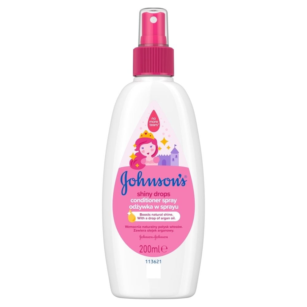 Zdjęcia - Środki higieniczne Johnsons Johnson's Shiny Drops Odżywka w sprayu 200 ml 