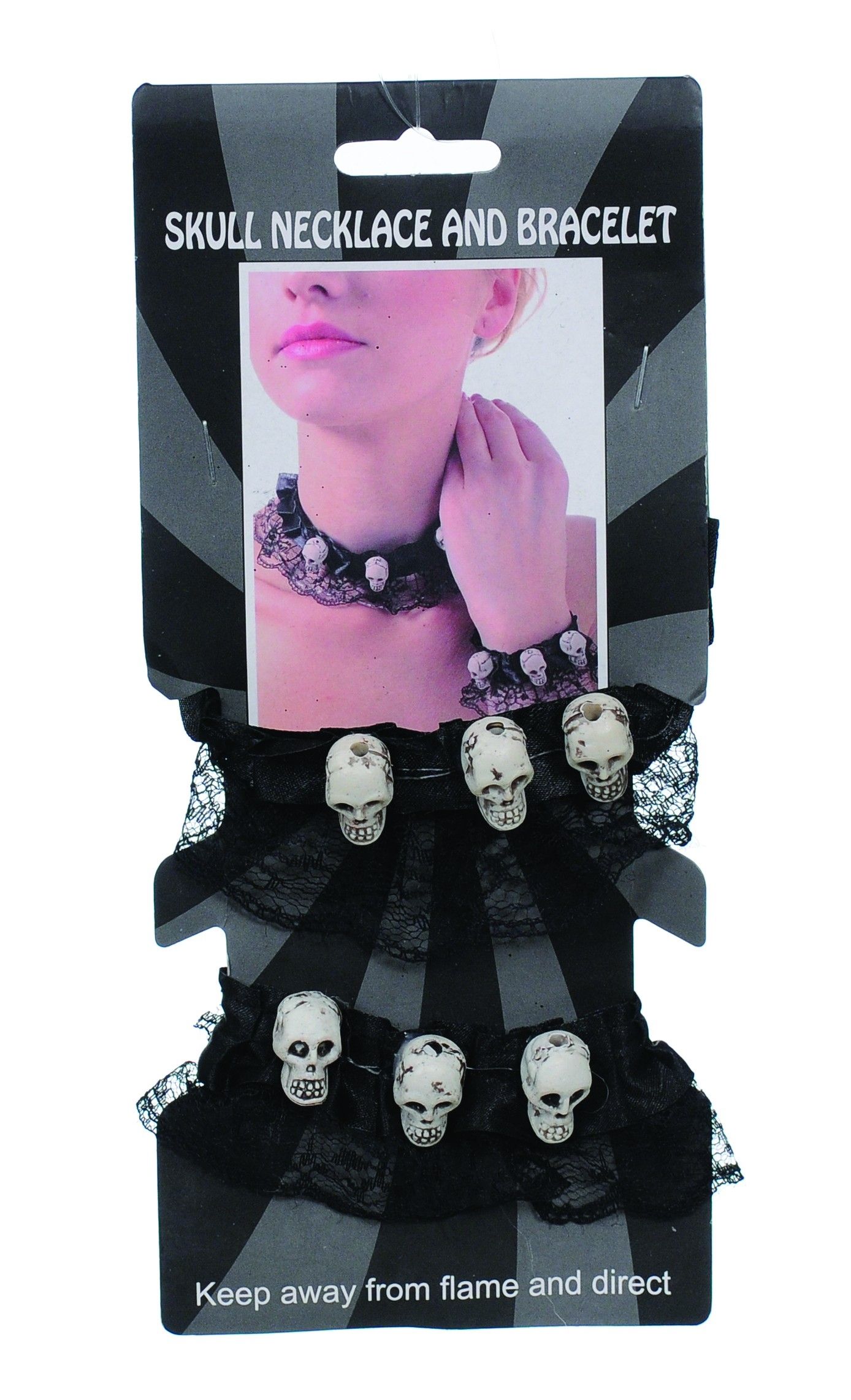 JUMI Choker i bransoletka Halloween