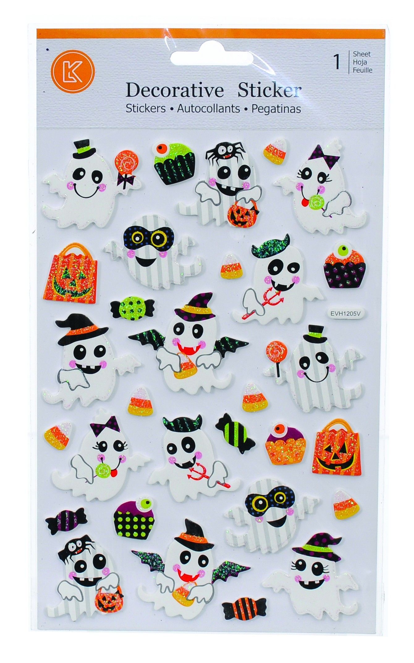 JUMI Naklejki na Halloween duszki
