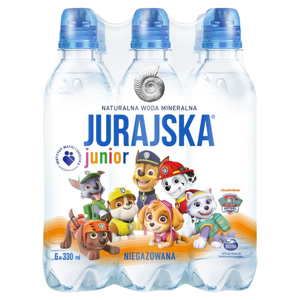 Jurajska Junior Naturalna woda mineralna niegazowana 6 x 330 ml