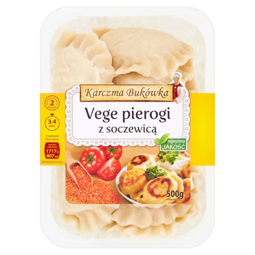 Karczma Bukówka Vege pierogi z soczewicą 500 g