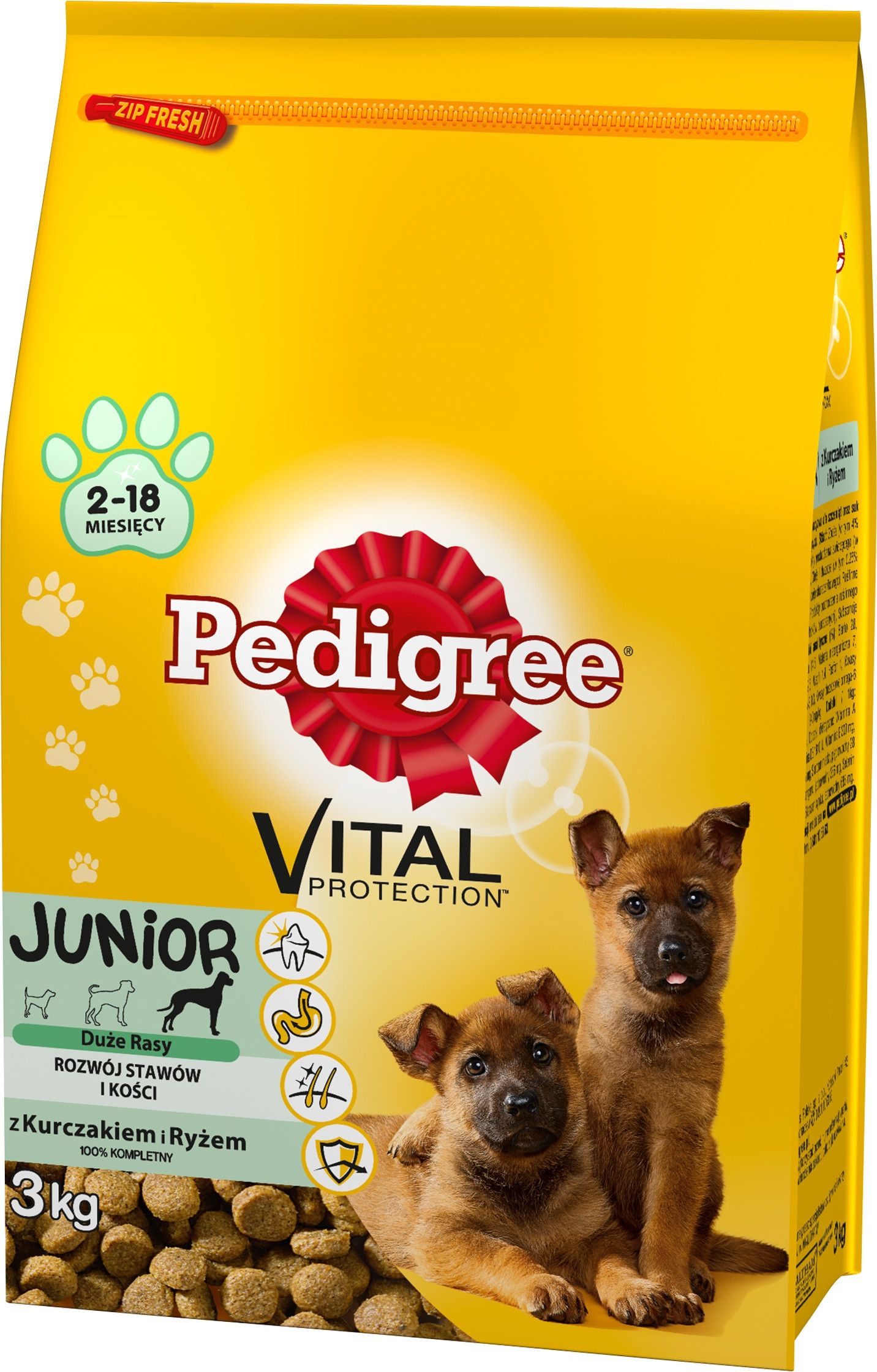 Pedigree deals junior 3kg