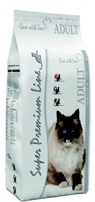 Karma SUPRA CAT Adult 1.5 kg z rybą i drobiem