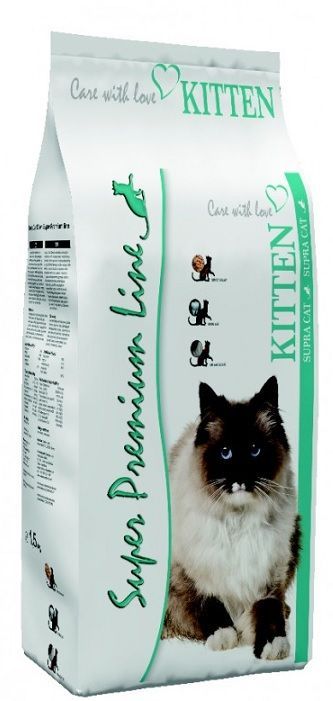 Karma SUPRA CAT Junior 1.5 kg z rybą i drobiem