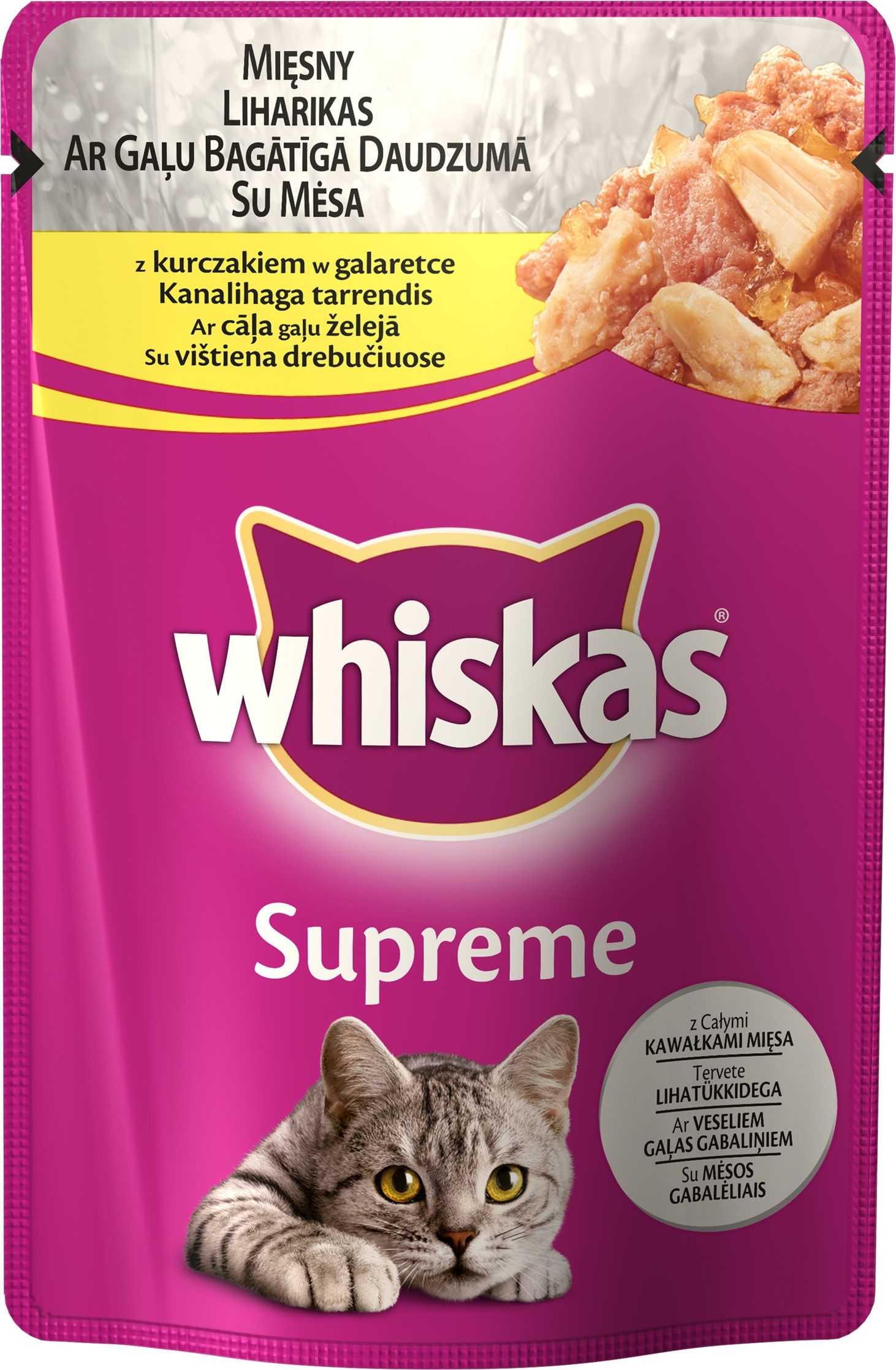 Karma WHISKAS 85 g Supreme z kurczakiem