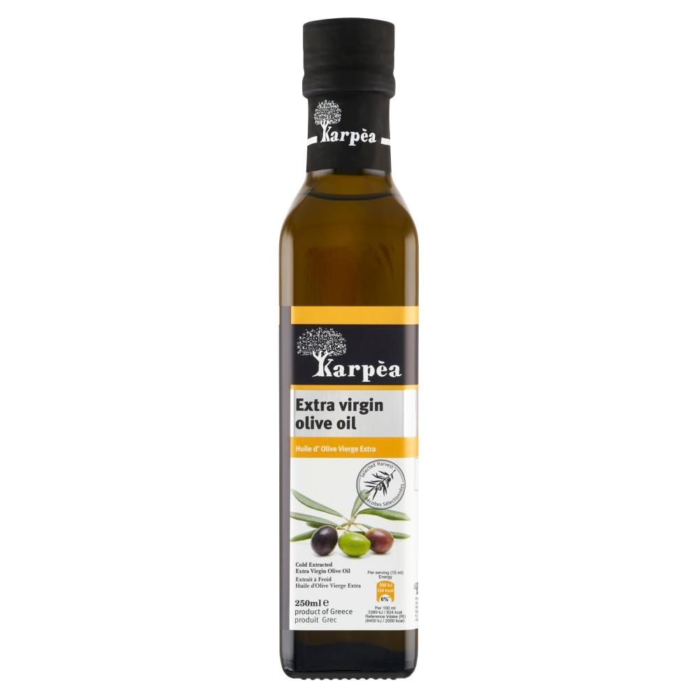 Karpèa Oliwa z oliwek najwyższej jakości z pierwszego tłoczenia 250 ml