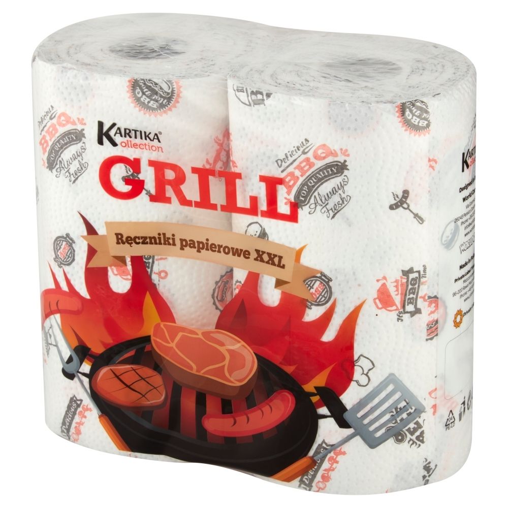 Kartika Grill Ręczniki papierowe XXL 2 rolki