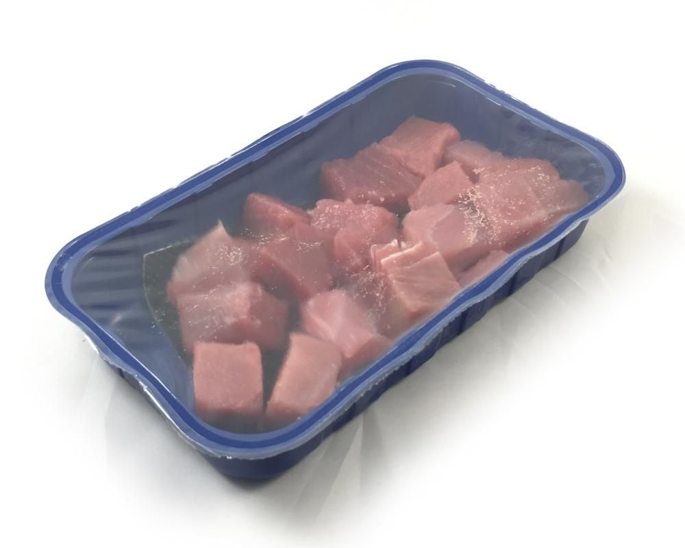 Kawałki z polędwicy z tuńczyka żółtopłetwego, 300 g, MAP