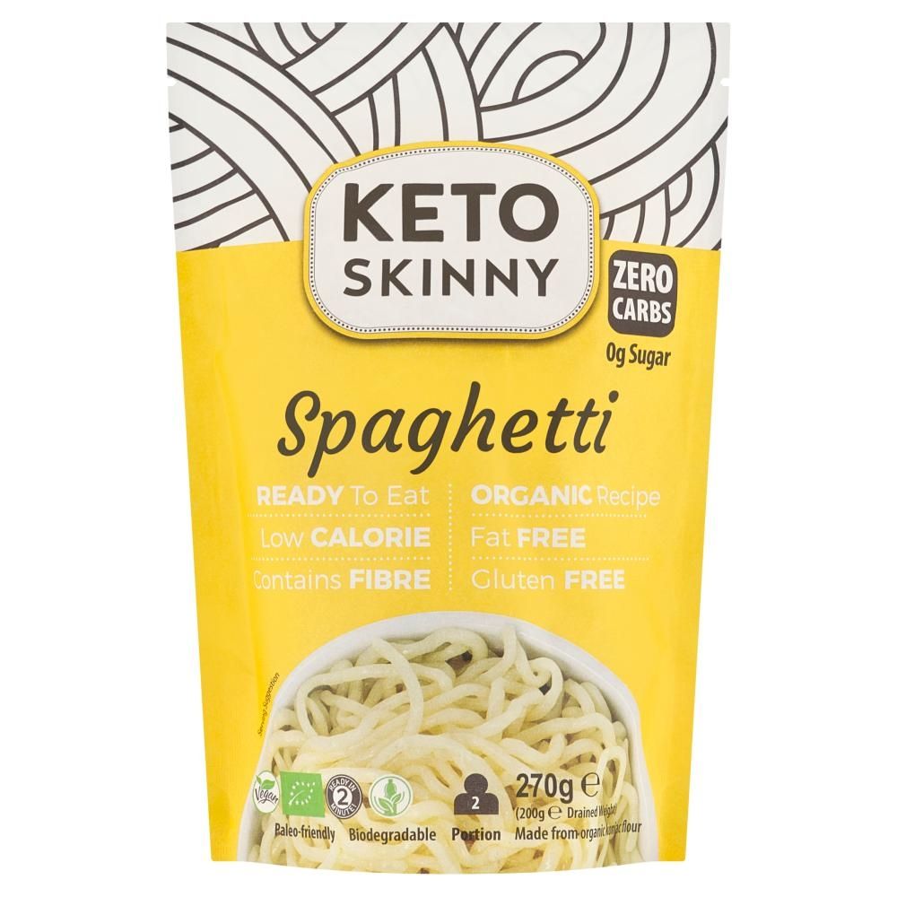 Keto Skinny Ekologiczny makaron keto konjac typu spaghetti 270 g