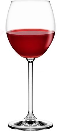 Kieliszki do czerwonego wina FLORINA Veronica 350 ml (6 sztuk) 3K0422