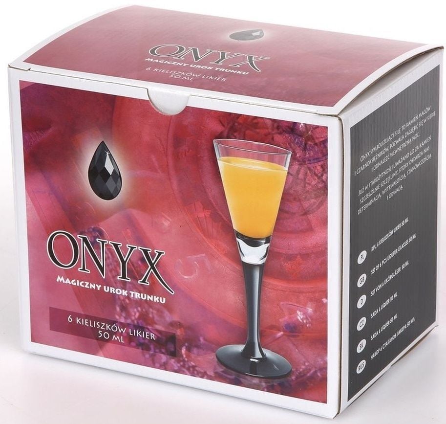 Kieliszki do likieru ROYAL LEERDAM Onyx 50 ml 6 szt. 0103006382