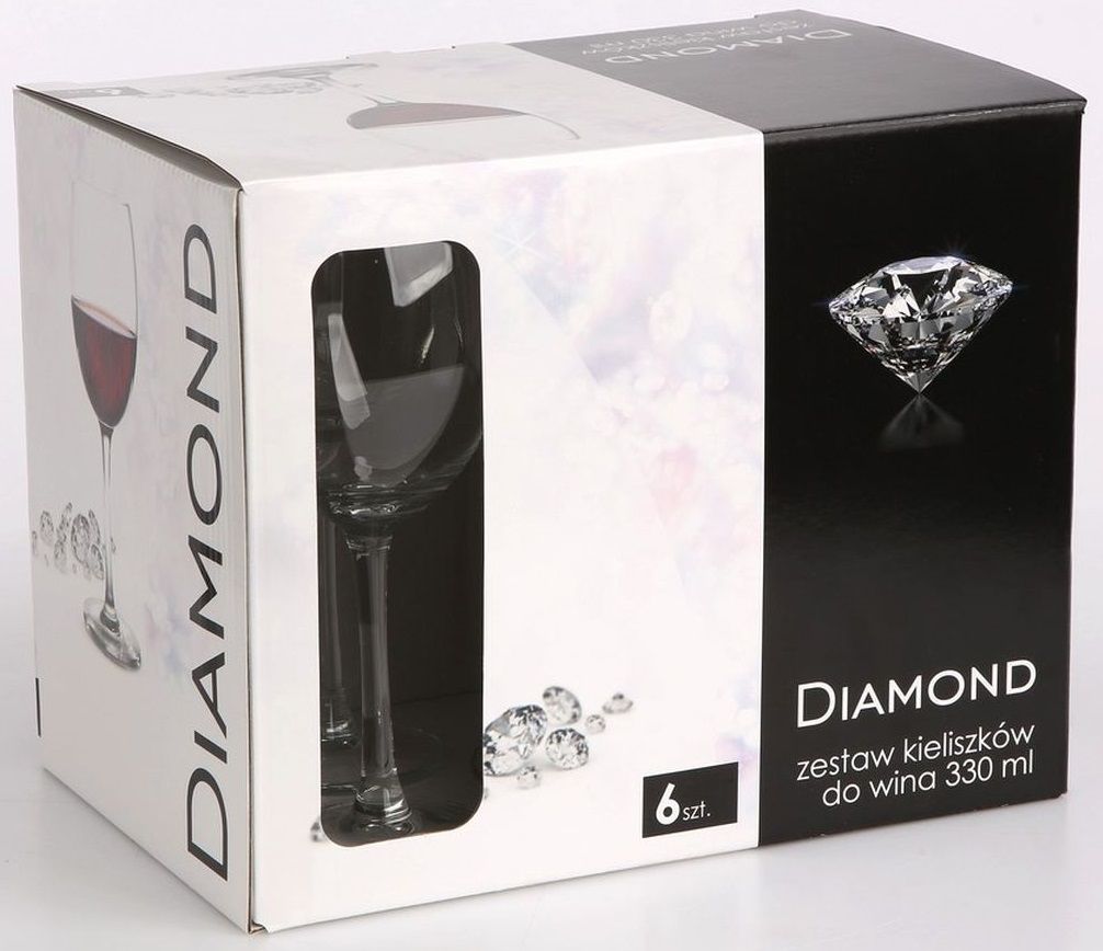 Kieliszki do wina ROYAL LEERDAM Diamond 330 ml 6 szt. 0102003132