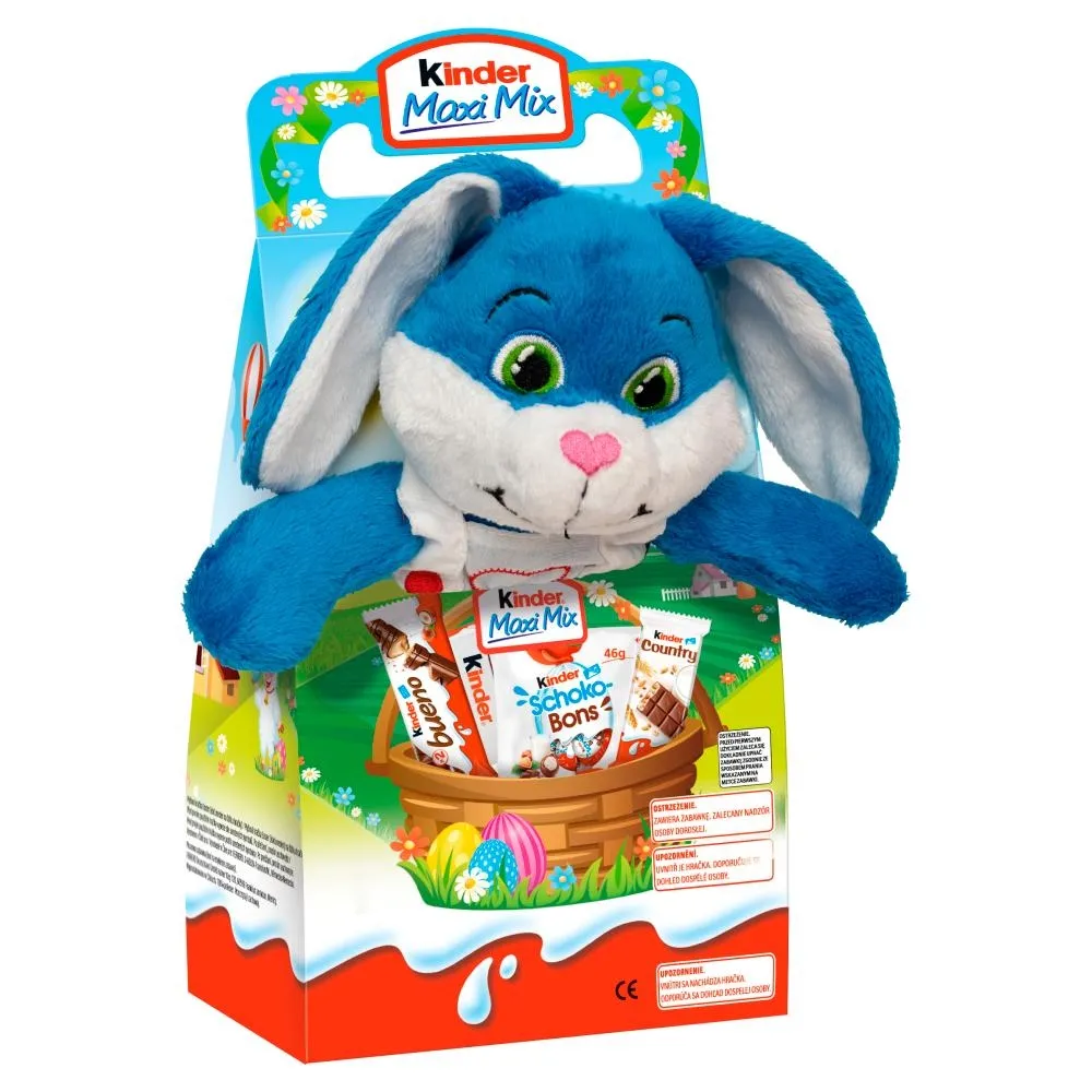Kinder Maxi Mix Zestaw słodyczy z zabawką 133 g