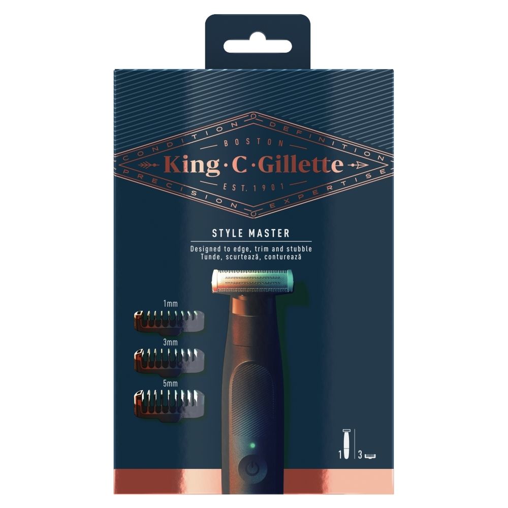 King C. Gillette Style Master Bezprzewodowy trymer do kilkudniowego zarostu dla mężczyzn