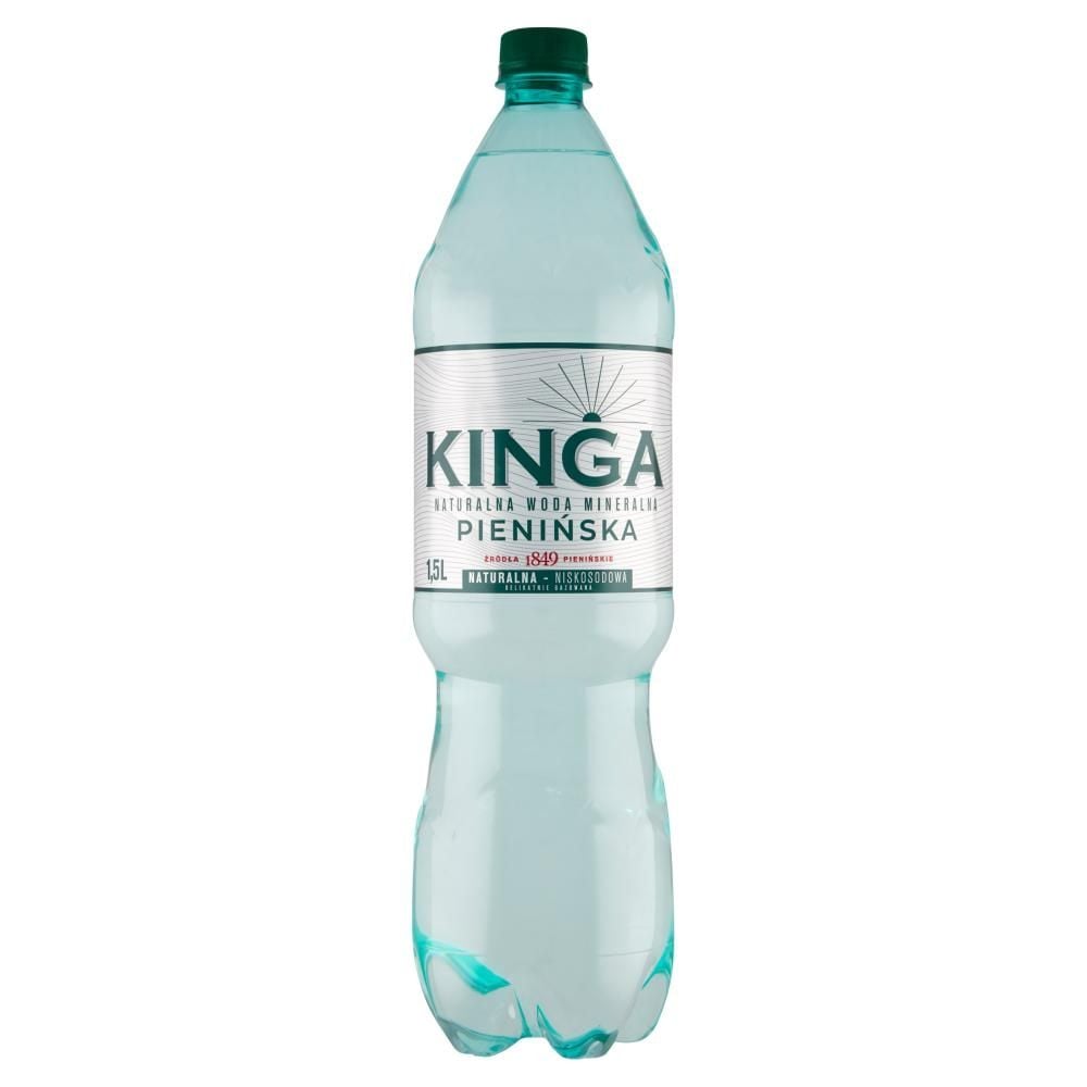 Kinga Pienińska Naturalna woda mineralna niskosodowa delikatnie gazowana 1,5 l